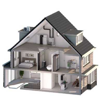 Schema Warmluftheizung